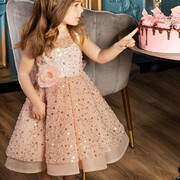 Dolce Bambini 9775-8 Φόρεμα Βάπτισης 2τμχ