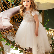 Dolce Bambini 9761-1 Φόρεμα Βάπτισης 2τμχ