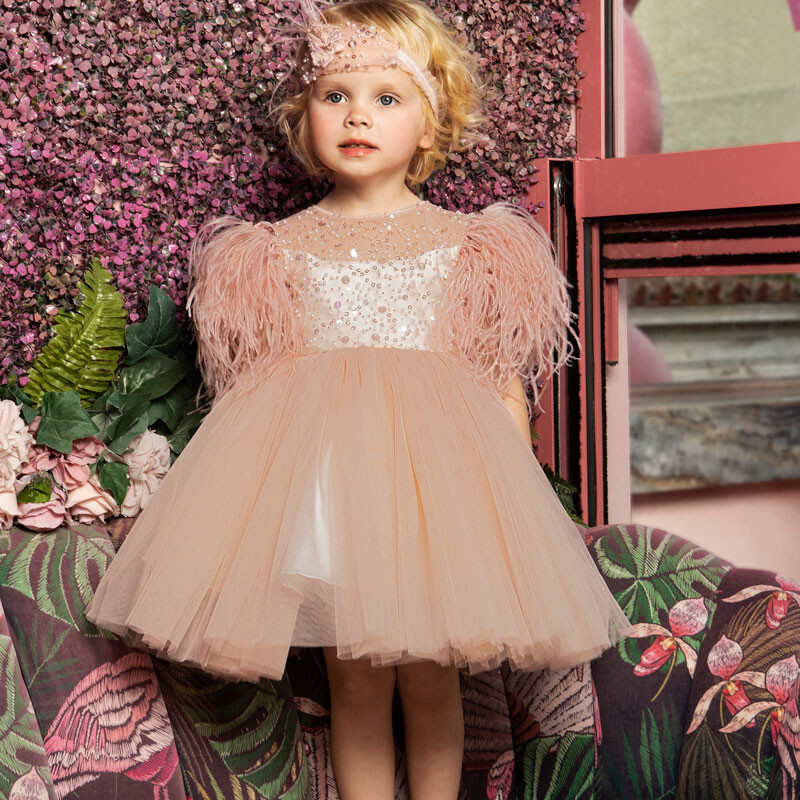 Dolce Bambini 9758-8 Φόρεμα Βάπτισης 2τμχ