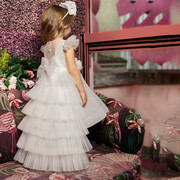 Dolce Bambini 9779-1 Φόρεμα Βάπτισης 2τμχ