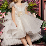 Dolce Bambini 9779-1 Φόρεμα Βάπτισης 2τμχ