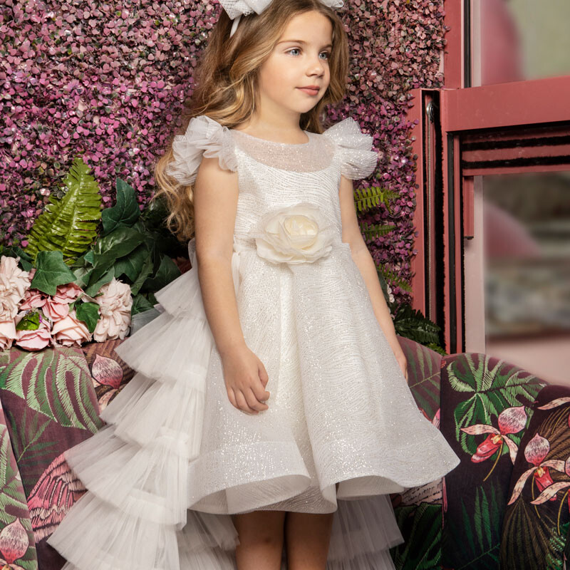 Dolce Bambini 9779-1 Φόρεμα Βάπτισης 2τμχ