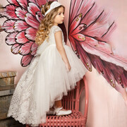 Dolce Bambini 9753-1 Φόρεμα Βάπτισης 2τμχ