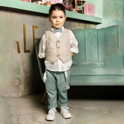 Dolce Bambini 8714 Κοστούμι Βάπτισης 6τμχ