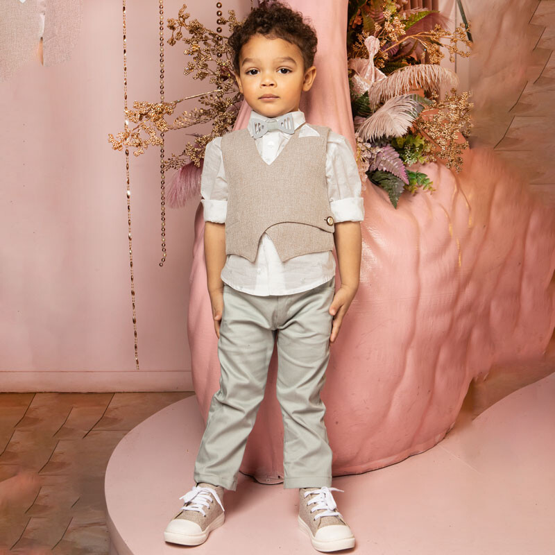 Dolce Bambini 8720 Κοστούμι Βάπτισης 6τμχ
