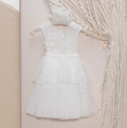 Guy Laroche GL81 Βαπτιστικό Φόρεμα 2τμχ