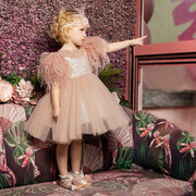 Dolce Bambini 9758-8 Φόρεμα Βάπτισης 2τμχ