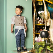 Dolce Bambini 8706 Κοστούμι Βάπτισης 6τμχ