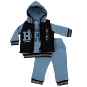 Hashtag 243620 Σετ φόρμα 3τμχ. με αμάνικο γιλέκο, 6-24 μηνών