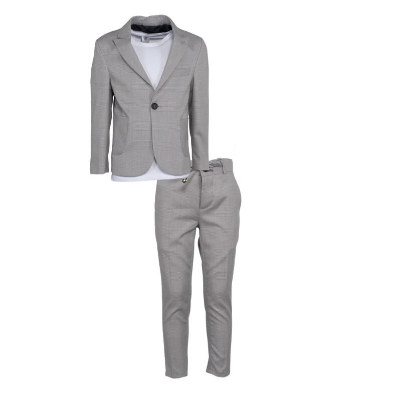 Terry Wear 5677-1 Κοστούμι με σακάκι 3τμχ γκρι