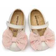 Baby Walker παπούτσι βάπτισης 2638 ivory-pink