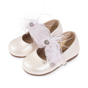 Baby Walker παπούτσι βάπτισης 3562 ivory-pink