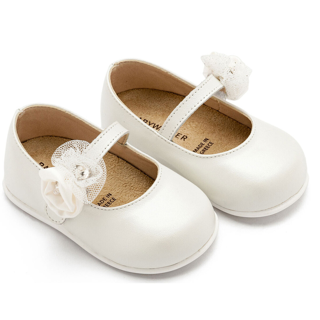 Baby Walker παπούτσι βάπτισης 2642 ivory