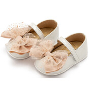 Baby Walker παπούτσι βάπτισης 2638 ivory-nude