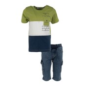 Hashtag 254810 Σετ με τζιν cargo βερμούδα 2-6
