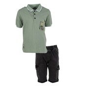 Hashtag 254811 Σετ με τζιν cargo βερμούδα 2-6