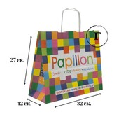 Σακούλα Χάρτινη Papillonkids Γ' 27χ12χ32