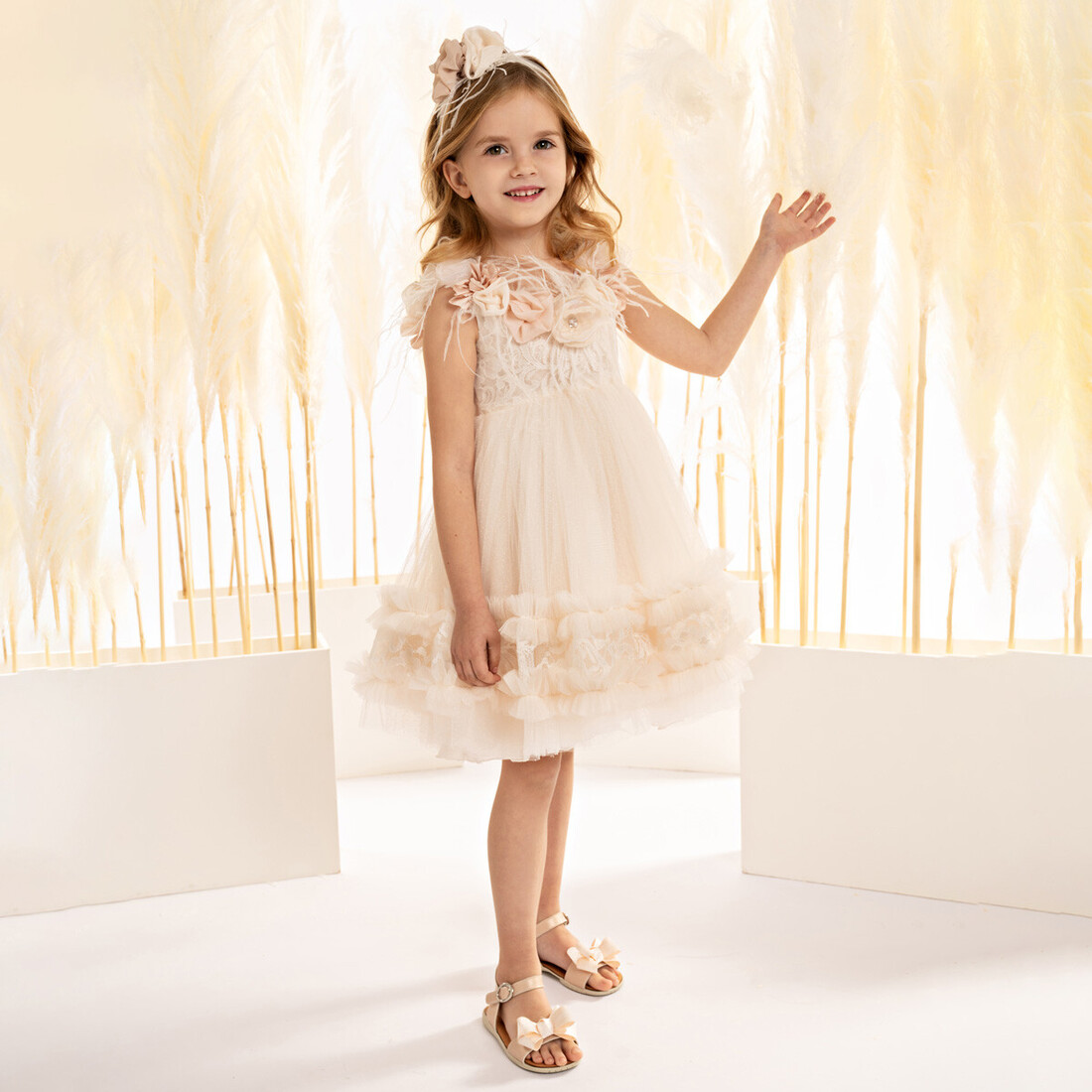 Baby Bloom 125.116 Φόρεμα βάπτισης 2τμχ