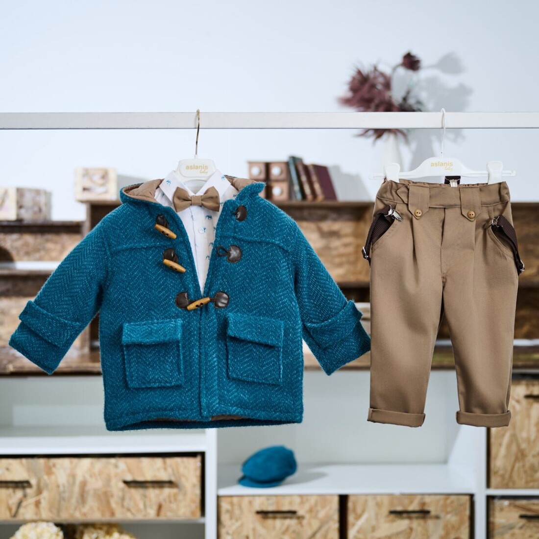 Aslanis Baby Αsw80 Κοστούμι Βάπτισης 7τμχ