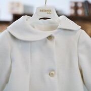 Aslanis Baby 25Αsw24 Φόρεμα Βάπτισης με Παλτό 25Asw38 3τμχ