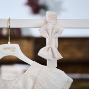 Aslanis Baby 25Αsw12 Φόρεμα Βάπτισης με Παλτό 25Asw30 3τμχ