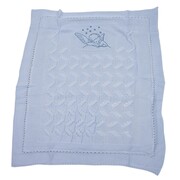 Πλεκτή κουβέρτα με επένδυση 165690-1 (85x100εκ.)