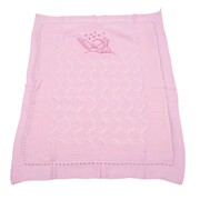 Πλεκτή κουβέρτα με επένδυση 165690 (85x100εκ.)