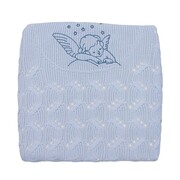 Πλεκτή κουβέρτα με επένδυση 165690-1 (85x100εκ.)