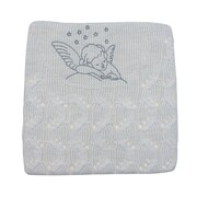 Πλεκτή κουβέρτα με επένδυση 165690-1 (85x100εκ.)