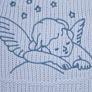 Πλεκτή κουβέρτα με επένδυση 165690-1 (85x100εκ.)