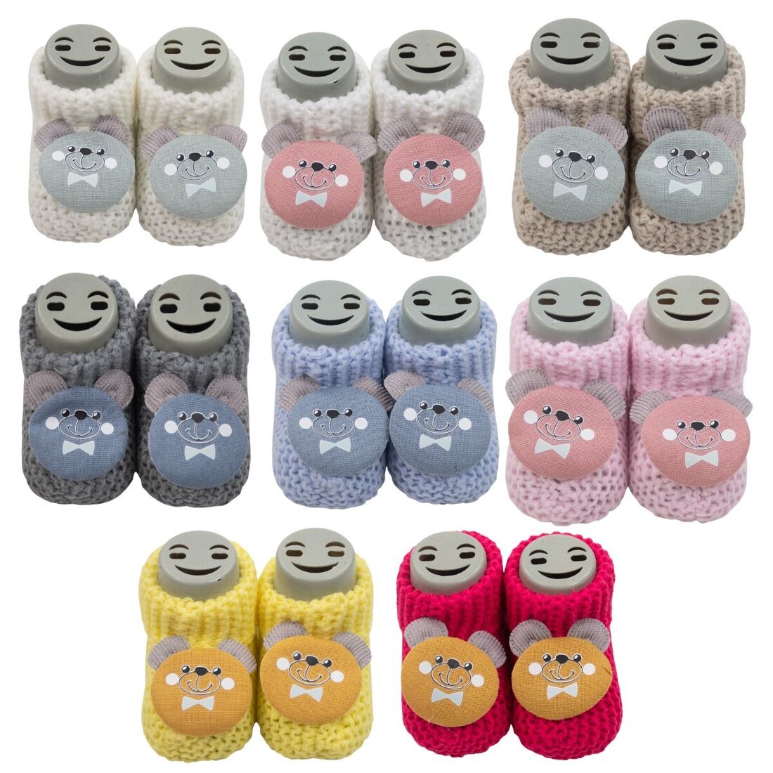 Βρεφικά 5042-1 Πλεκτά Παπουτσάκια knot 