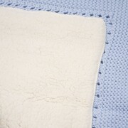 Πλεκτή κουβέρτα με επένδυση 165690-1 (85x100εκ.)
