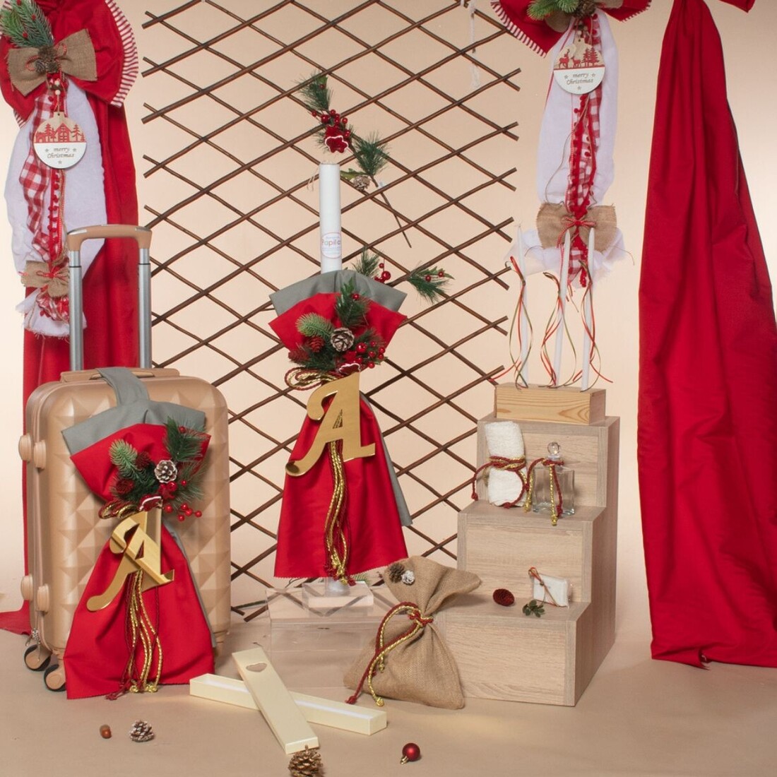 Papillon Βαπτιστικό πακέτο 658 8τμχ τρόλεϊ βαλίτσα